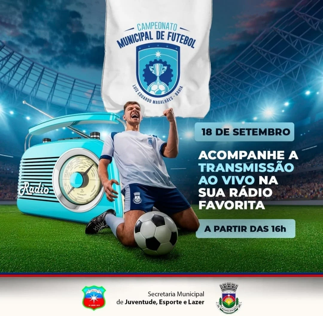 Abertura da 1° Divisão do Campeonato Municipal de Futebol de Luís Eduardo Magalhães acontece neste sábado (18)