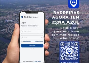 Aplicativo Zona Azul de Barreiras já está disponível e oferece modernidade no Estacionamento Rotativo