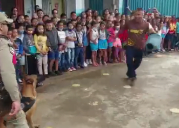 83ª CIPM visita Escola Anjo Querubim com Canil Setorial da RONDESP/Oeste