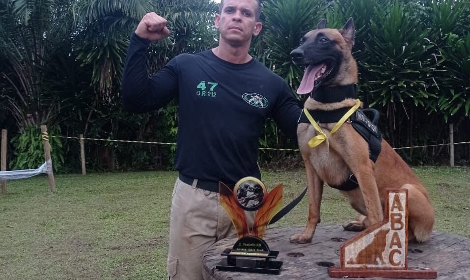 Policiais militares e K9 da 83ª CIPM conquistam 1º lugar em competição