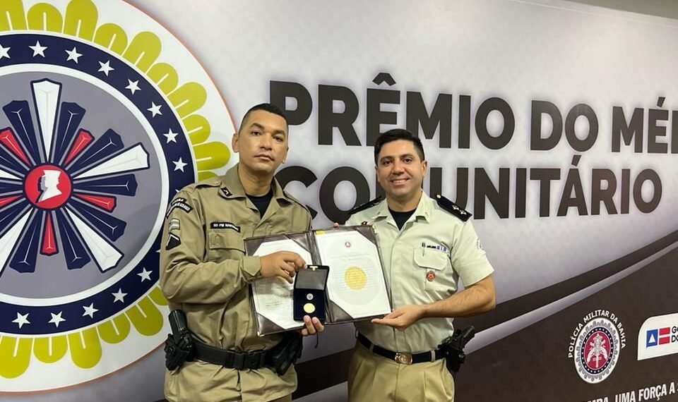 Policial Militar da 83ª CIPM recebe Prêmio do Mérito Comunitário