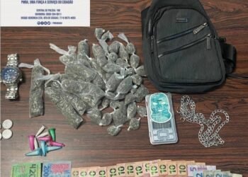 PM prende egresso da penitenciária Lemos de Brito por tráfico de drogas