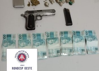 RONDESP OESTE PRENDE TRAFICANTE E APREENDE ARMA DE FOGO