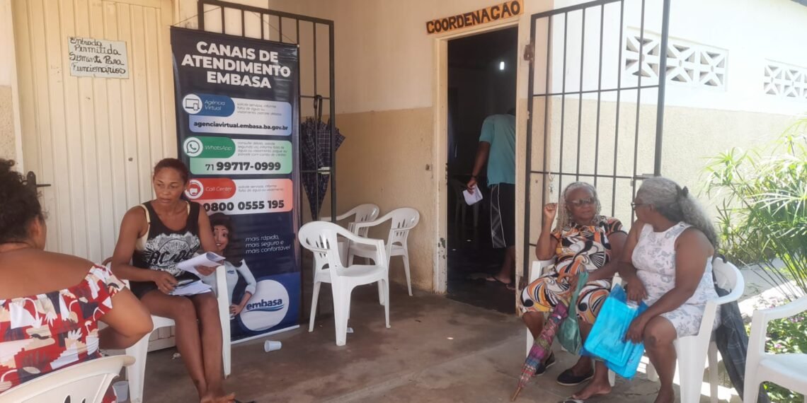 Embasa reforça canais de atendimento durante ação itinerante em Riachão das Neves