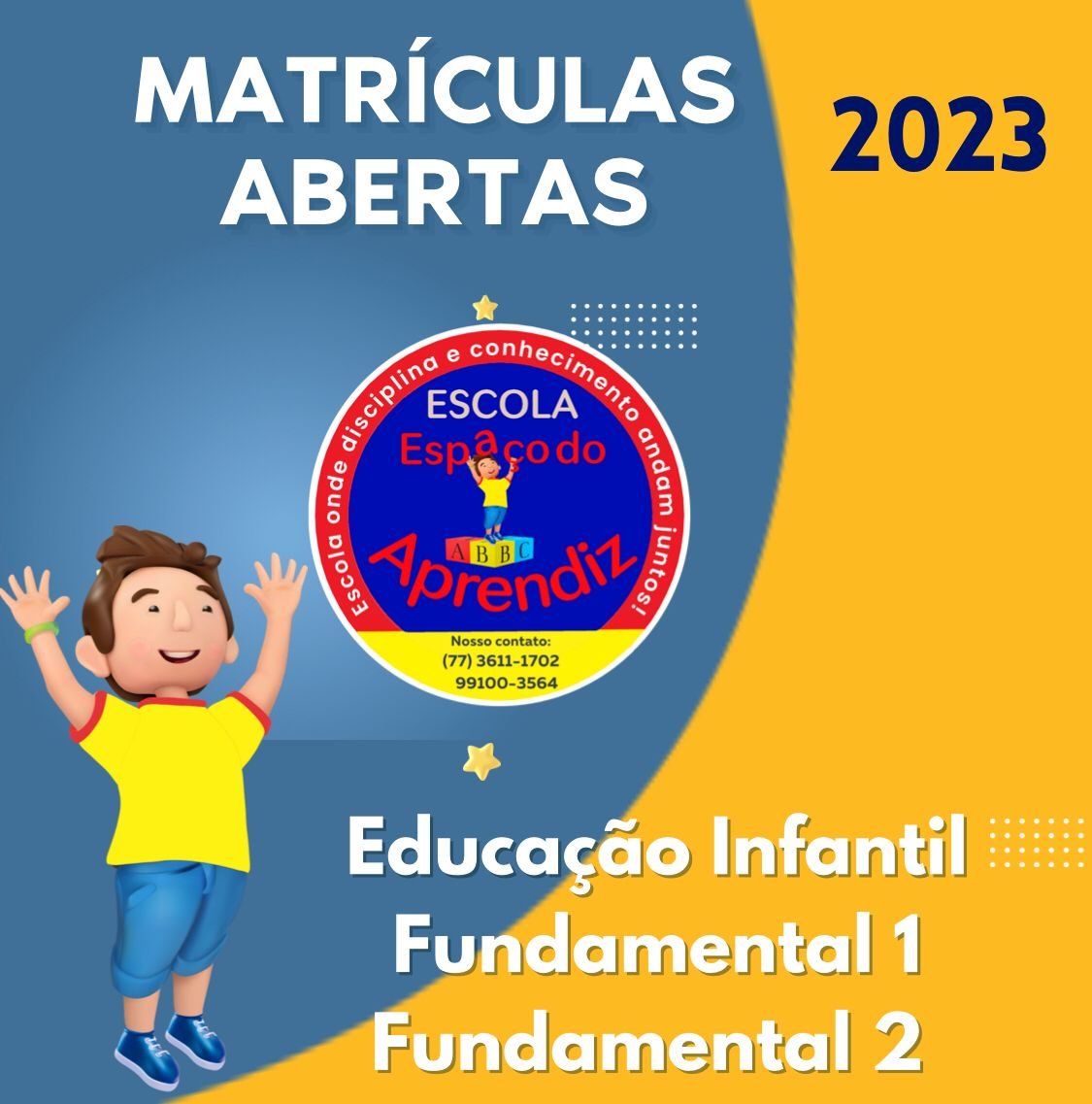 ESCOLA ESPAÇO DO APRENDIZ, ESCOLA ESPAÇO DO APRENDIZ EDUCAÇÃO INFANTIL  FUNDAMENTAL 1 e 2. FAÇA A ESCOLHA CERTA!, By Escola Espaço do Aprendiz