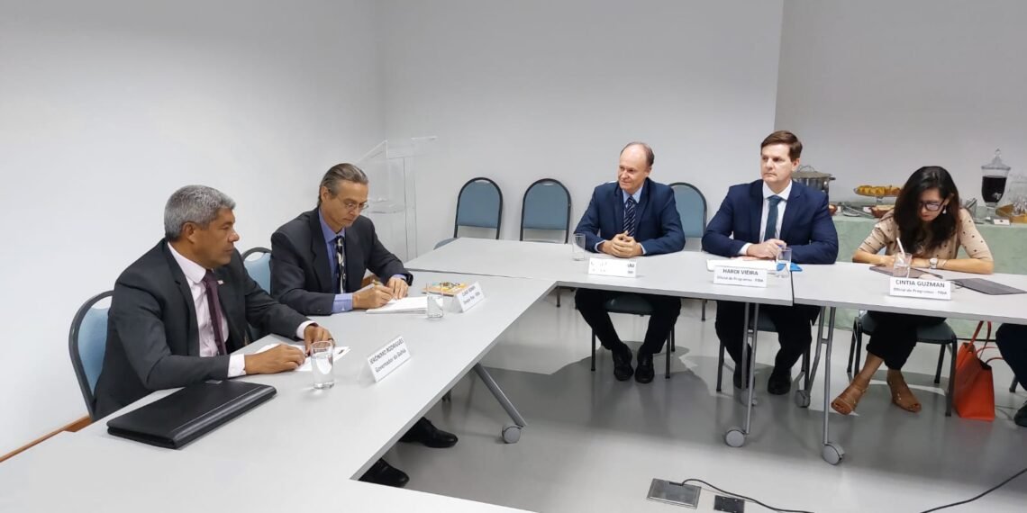 Governador Jerônimo Rodrigues está em Brasília para tratar de Meio Ambiente, abastecimento de água e investimentos estrangeiros no estado.