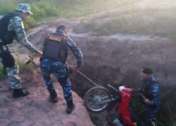 GCM-LEM recupera moto furtada no bairro Jardim Ipê, no último dia 23