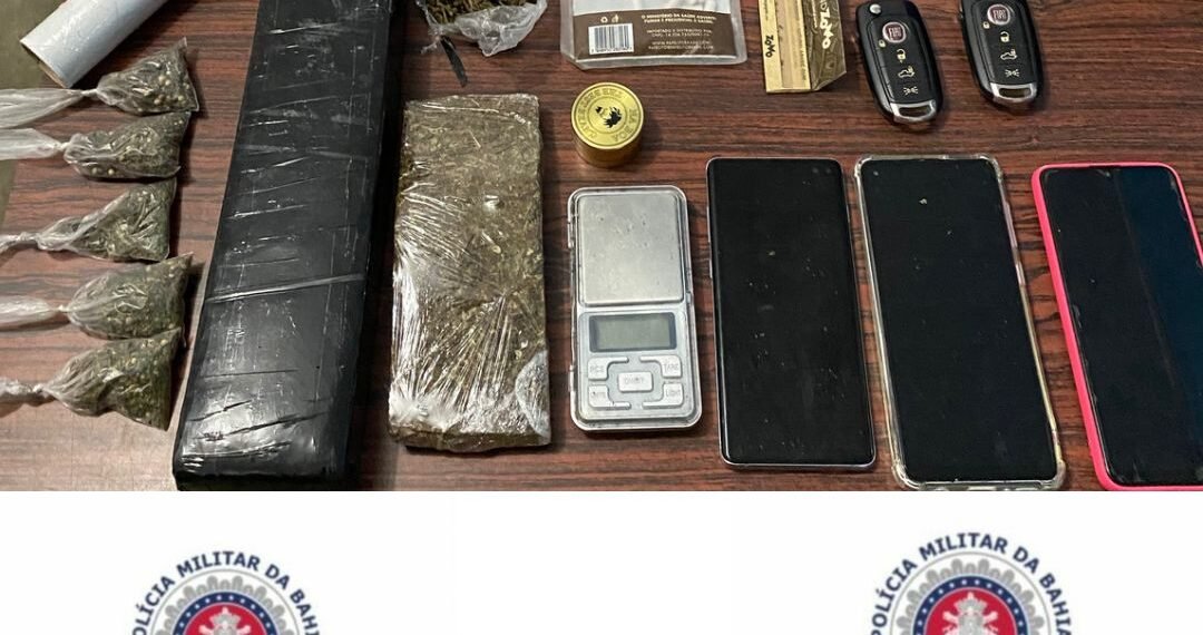 86ª CIPM e CIPE Cerrado prendem indivíduo em flagrante por tráfico de drogas