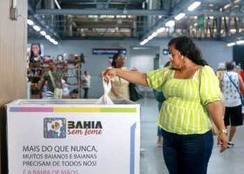 Bahia Sem Fome implanta novos pontos de coleta em estações de metrô e amplia arrecadação em Salvador