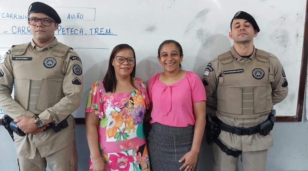 Comandante da 83ª CIPM é homenageado pela Escola Municipal Santa Luzia