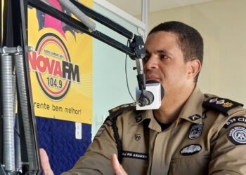 Comandante da 83ª CIPM concede entrevista à rádio Nova FM