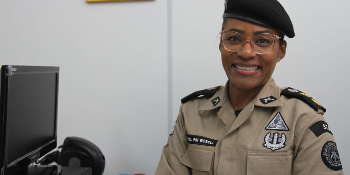 Conheça a primeira mulher a comandar um batalhão na história da PMBA