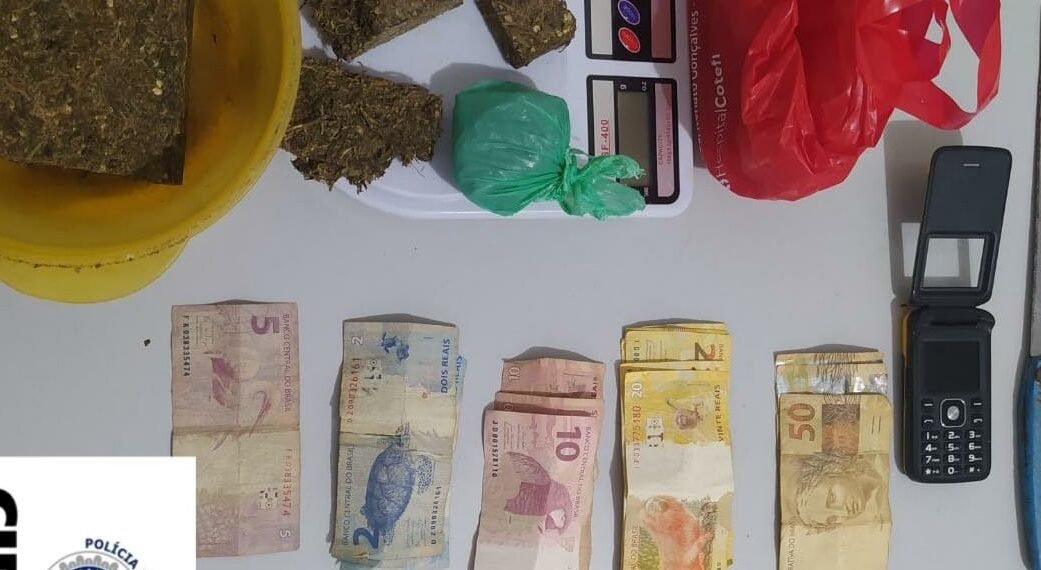 Barreiras: Rondesp CPR-Oeste prende indivíduo com drogas, dinheiro e outros materiais no bairro Conquista