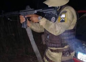 Homens são presos ao ostentarem nas redes sociais, trabalho de vigilância com carro plotado, uniformes e distintivos da CIPE/Cerrado