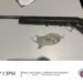 Durante Operação Oeste em Paz, 86ª CIPM apreende arma de fogo artesanal e drogas