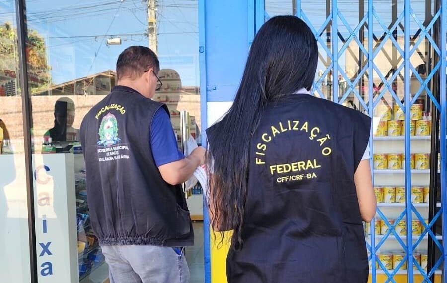 Ação conjunta entre Ministério Público Estadual, Conselho Regional de Farmácia, Procon e Vigilância Sanitária fiscaliza farmácias e drogarias de Barreiras