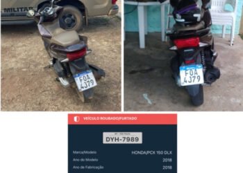 86ª CIPM apreende veículo clonado com suspeita de furto em Mansidão