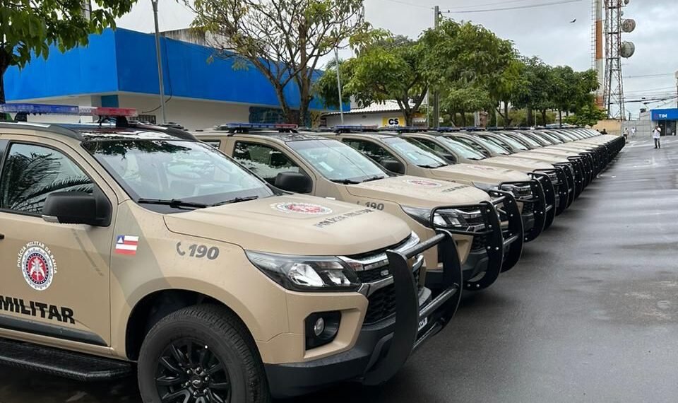 Dezoito viaturas são entregues para reforçar o policiamento no Recôncavo