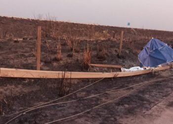 Desabamento de poste de energia elétrica provoca morte de técnico de telecomunicações