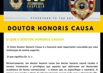 Contemplados com título de Dr. Honoris Causa/Barreiras/BA