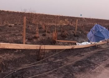 Desabamento de poste de energia elétrica provoca morte de técnico de telecomunicações