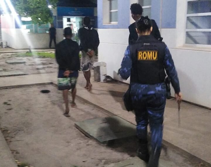 GCM-LEM  prende 03 pessoas acusados de praticar homicídio em Lem