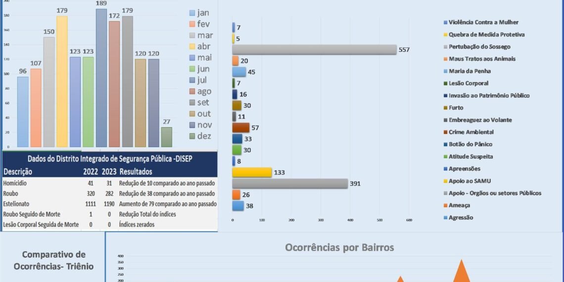 A GUARDA CIVIL MUNICIPAL DE LEM EMITE BALANÇO DE TODAS AS OCORRÊNCIAS ATENDIDAS NO ANO DE 2023