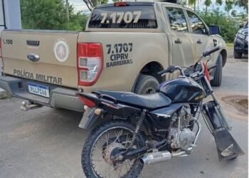 TOR da CIPRv/Barreiras recupera moto com restrição de furto/roubo na BA 449