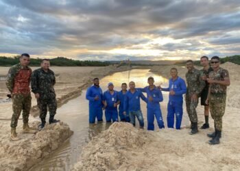 Obra emergencial na captação do rio São Francisco normaliza abastecimento em Muquém e Wanderley