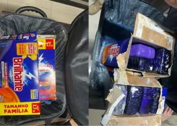 PRF prende traficante levando maconha dentro de caixa de sabão em pó em Barreiras