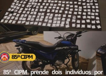 São Desidério: 85ª CIPM prende dois indivíduos por tráfico de drogas em Roda Velha