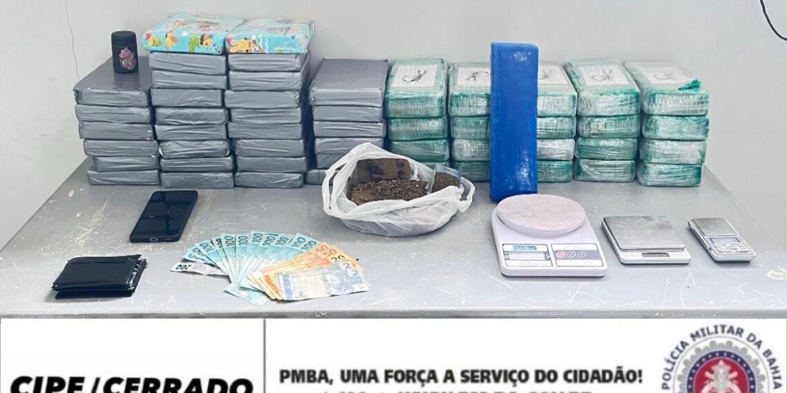 CIPE/Cerrado apreende grande de drogas em Luís Eduardo Magalhães