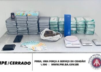 CIPE/Cerrado apreende grande de drogas em Luís Eduardo Magalhães