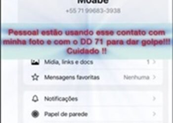 Golpista usa Foto de Prefeito Eleito em Perfil Falso do WhatsApp para Pedir Dinheiro