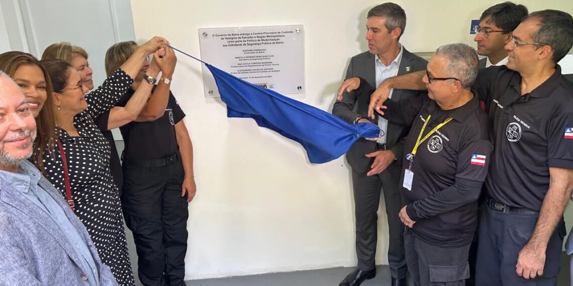 Polícia Técnica da Bahia inaugura Central Provisória de Custódia de Vestígios