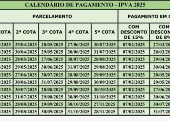 Proprietários de veículos já podem pagar o IPVA 2025 com 15% de desconto