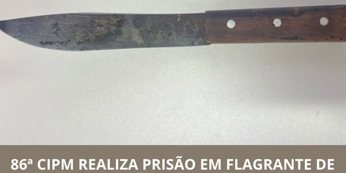 Homem é preso em flagrante por homicídio em Santa Rita de Cássia