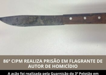 Homem é preso em flagrante por homicídio em Santa Rita de Cássia