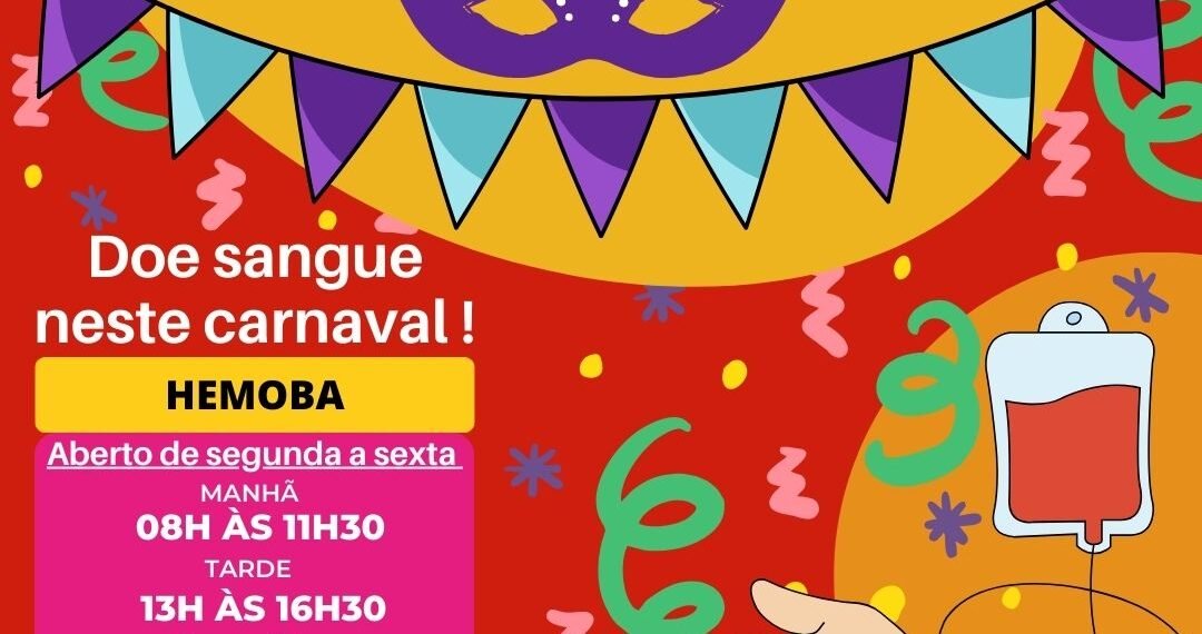 Hospital do Oeste em campanha para aumentar as doações de sangue no Carnaval
