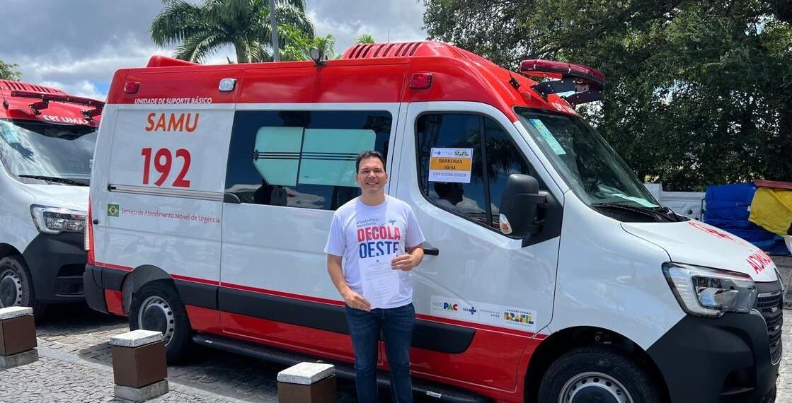 Barreiras recebe nova ambulância para reforçar o atendimento do Samu 192