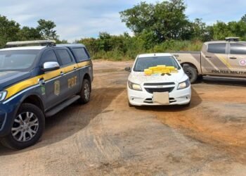 PRF e PMBA apreendem mais de 15 kg de drogas e munições na BR-242