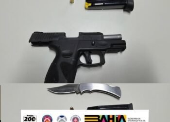 PM prende indivíduo por porte ilegal de arma de fogo em Serra Dourada