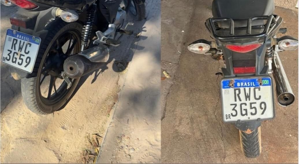 86ª CIPM apreende motocicleta clonada com sinais de adulteração
