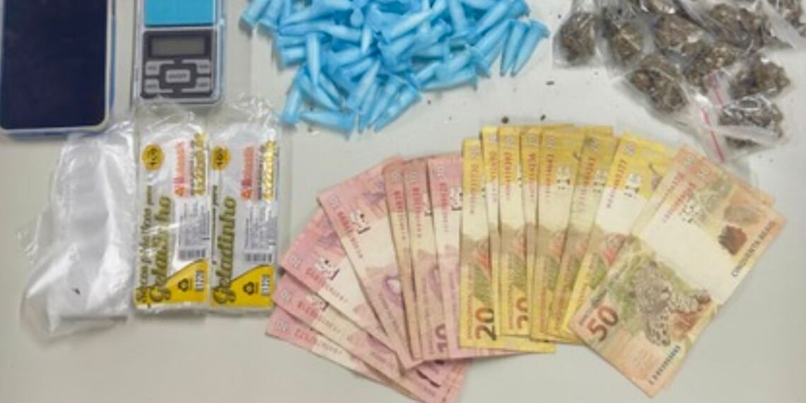 86ª CIPM realiza prisão em flagrante por tráfico de drogas