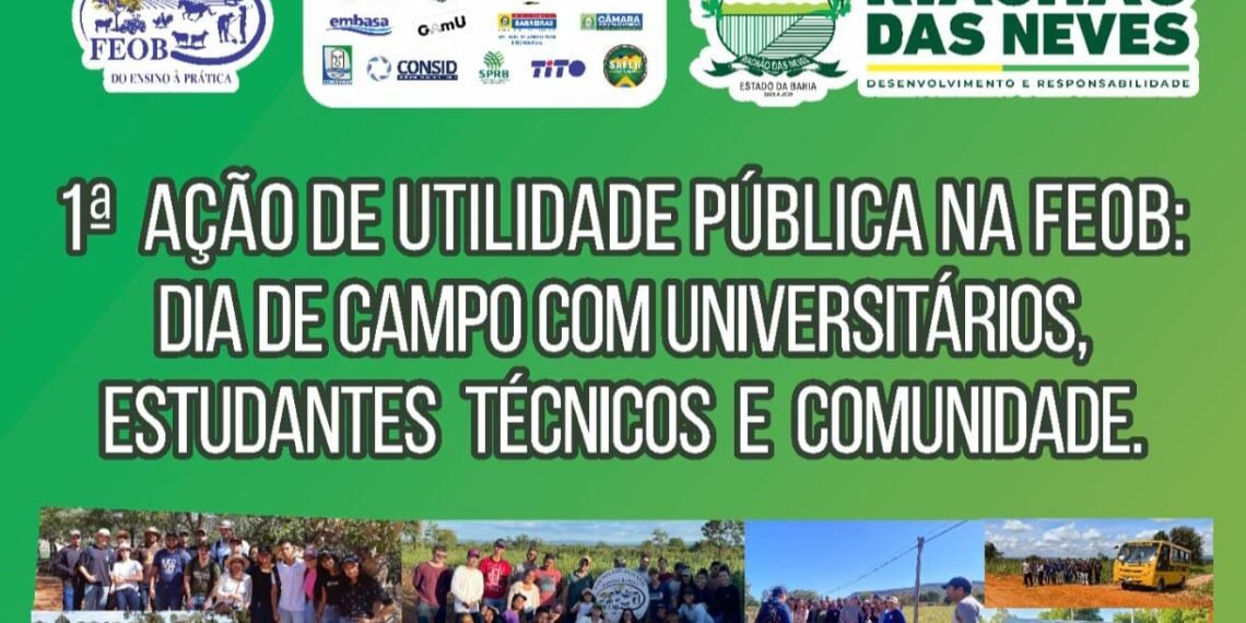 Município de Riachão das Neves apoia a realização da 1ª Ação de Utilidade Pública na Fazenda Experimental Olindina Batista
