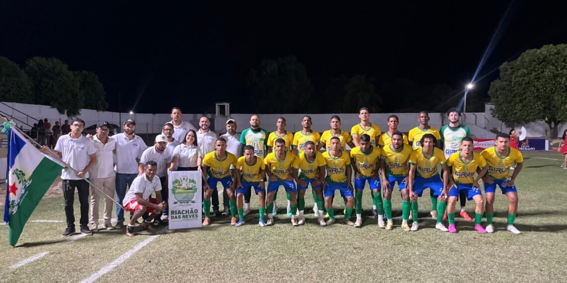 Seleção de Riachão das Neves estreia com empate na Copa Oeste de Seleções 2025