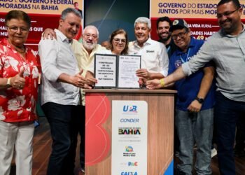 ”Habitação é direito. Esse é um projeto fundamental para a gente”, reforçou Jerônimo em anúncio da construção de mais 3.401 habitações do Minha Casa Minha Vida na Bahia