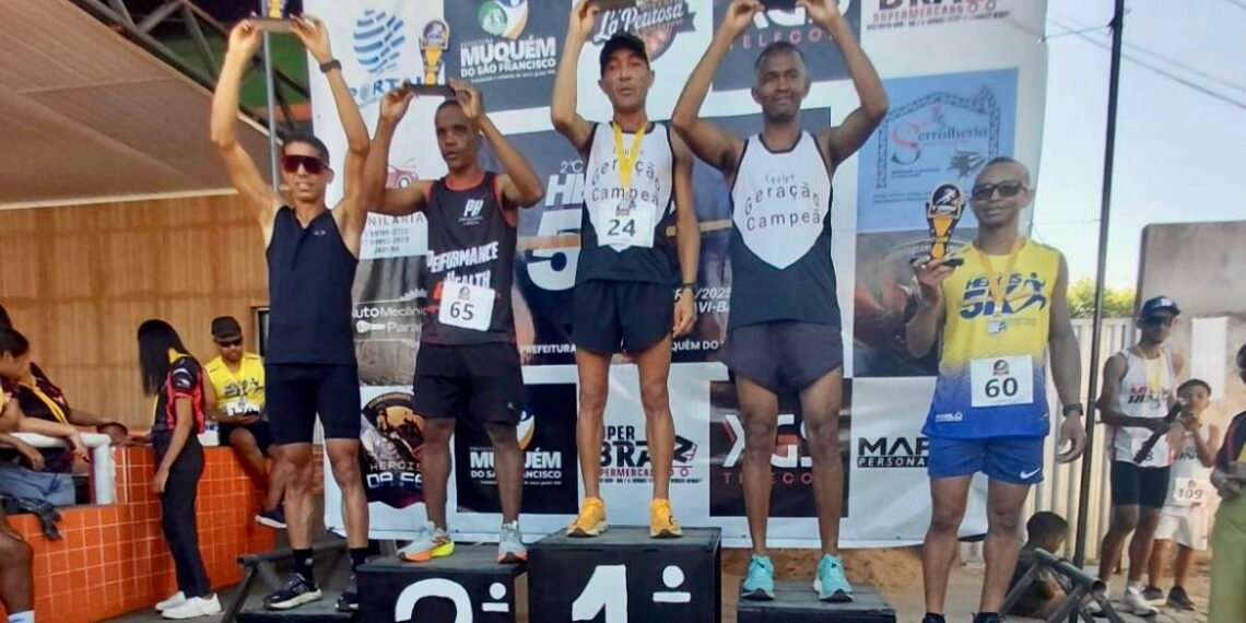 Atletas de Riachão das Neves brilham na 2ª Corrida dos Heróis em Muquém do São Francisco