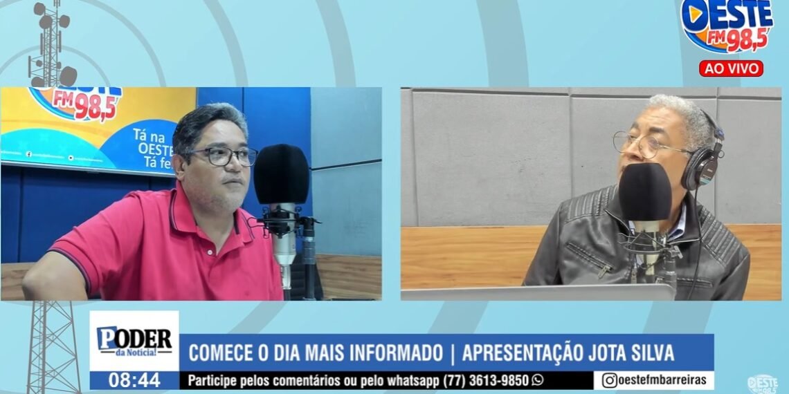 Sigi Vilares estreia hoje no “Jornal da Boa” na Rádio Oeste FM de Barreiras