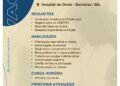 OPORTUNIDADE DE EMPREGO NO HOSPITAL DO OESTE PARA FISIOTERAPEUTA